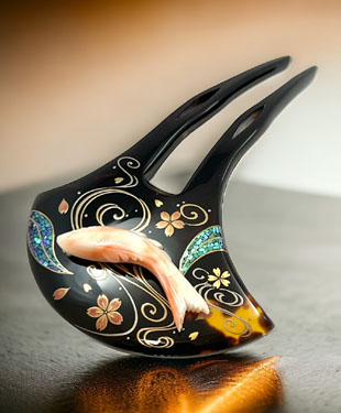 べっ甲蒔絵かんざし SIK-43